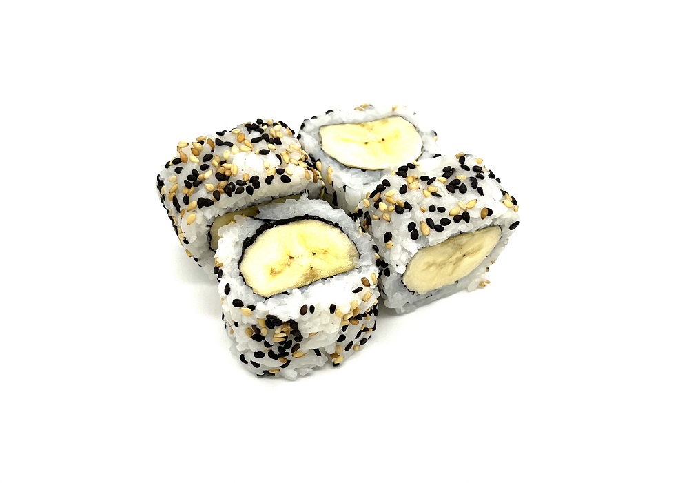 Uramaki banaan 4 stuks