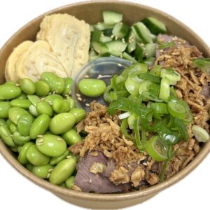 Poke bowl bief 5 plakjes