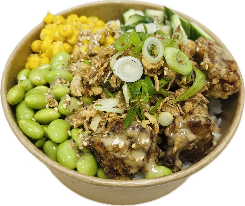 Poke bowl kip karaage 5 stuks