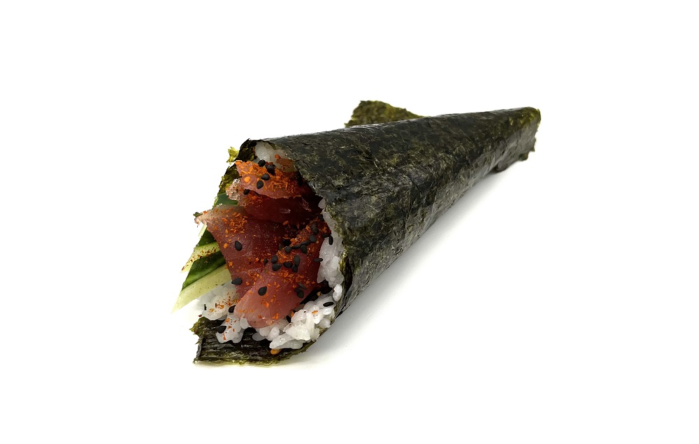 Temaki spicy tonijn 1 stuks