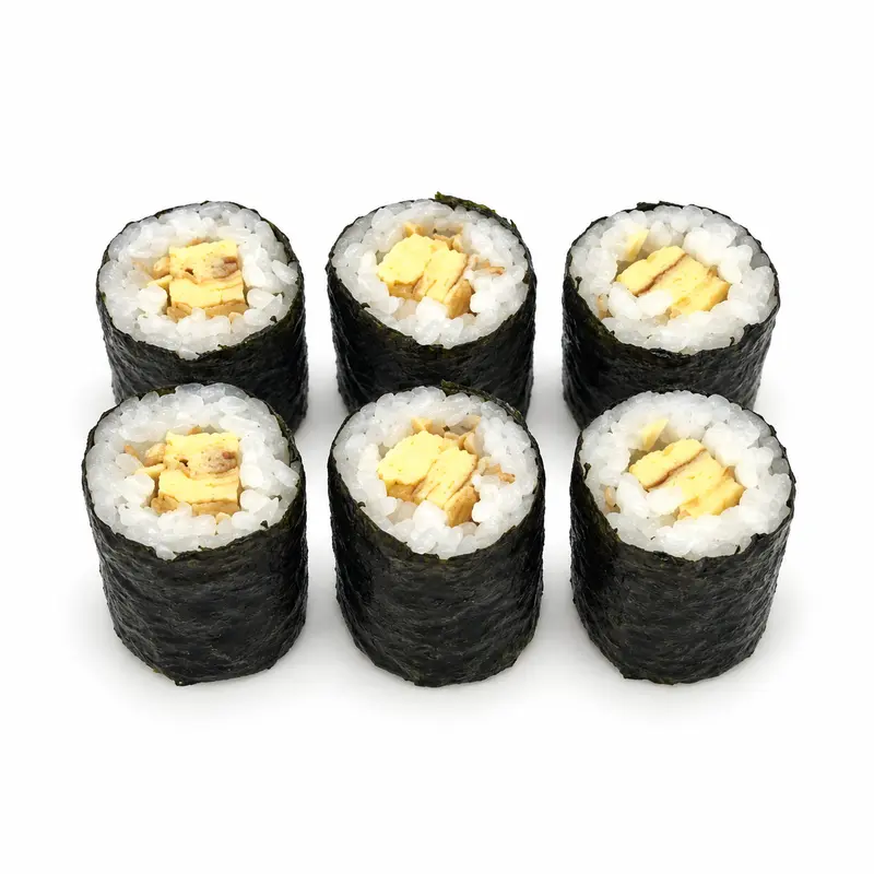 Hosomaki tamago 6 stuks